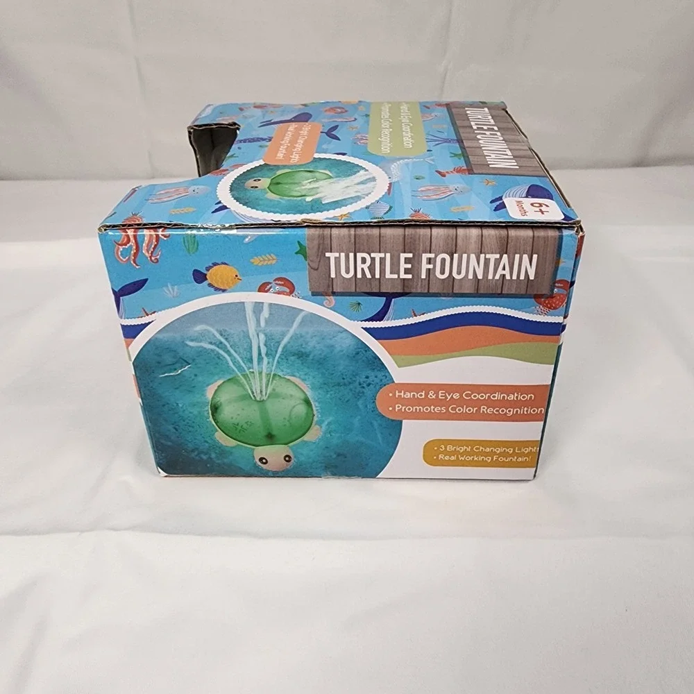 Sunny Days Fountain Green Turtle